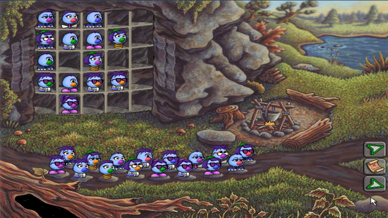 Screenshot of gameplay from Zoombinis